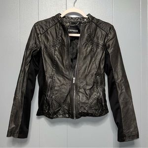 Express Blackish Leather Jacket